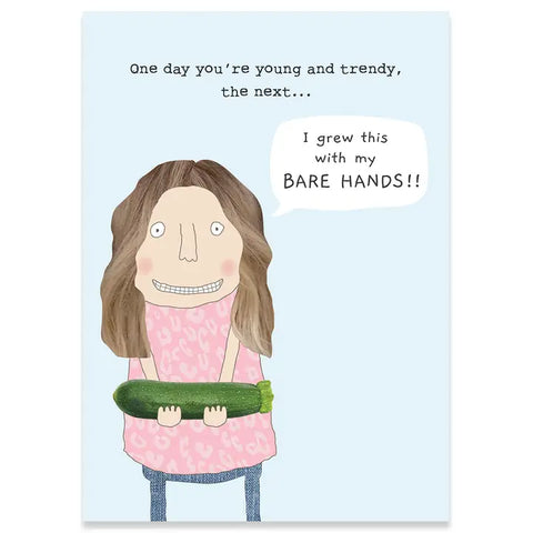 Bare Hands Birthday Card