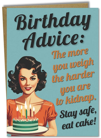 Birthday Advice Card
