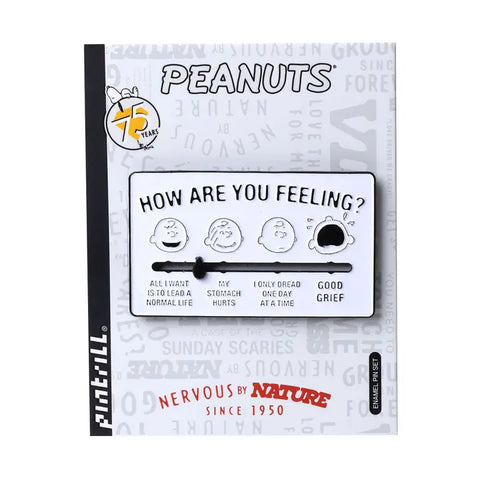 Charlie Brown Mood Slider Enamel Magnet
