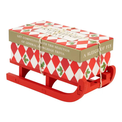 General Knowledge Trivia Christmas Mini Sleigh