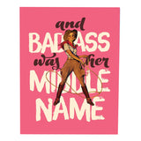 Badass Cowgirl Card