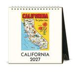 2027 California Desk Calendar