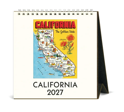 2027 California Desk Calendar