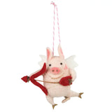 Cupid Pig Ornament