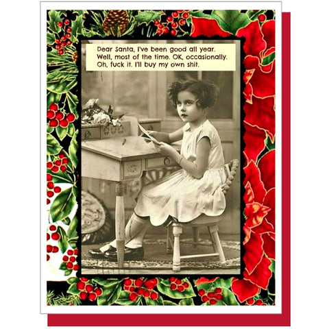 Buy My Own Shit Christmas Card