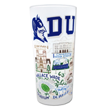 Duke University Collegiate Frosted Glass Tumbler