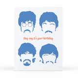 Fab Four Birthday Card
