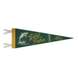 Gone Fishin' Bold Felt Pennant