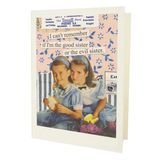Good Sister Evil Sister Card