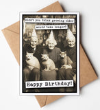 Growing Older Birthday Card