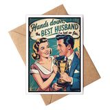 Hands Down Best Husband Card