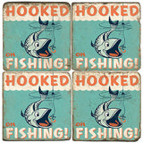 Hooked on Fishing Coasters