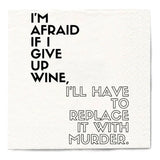 I'm Afraid Cocktail Napkins