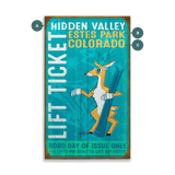 Lift Ticket Custom Sign