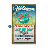 Loop the Loop Pub Custom Sign