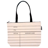 Library Card Market Tote Bag