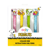 Peanuts Black Ink Retractable Gel Pen Set