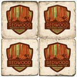 Redwood Patch Coasters