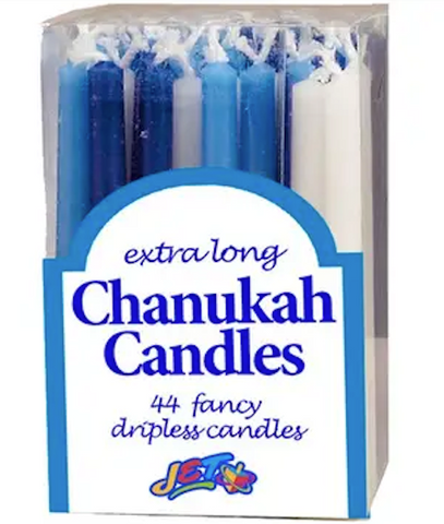 Chanukah Candles - Blue & White
