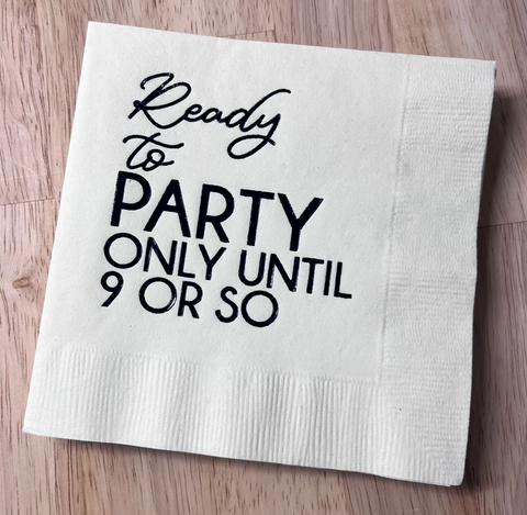 Ready to Party Cocktail Napkins
