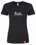 fun. T-Shirt - Women's Crew Black