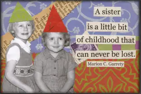 Sister Bit of Childhood Magnet