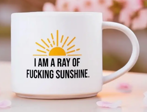 Ray of Sunshine Mug - White