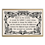 Serenity Prayer Card