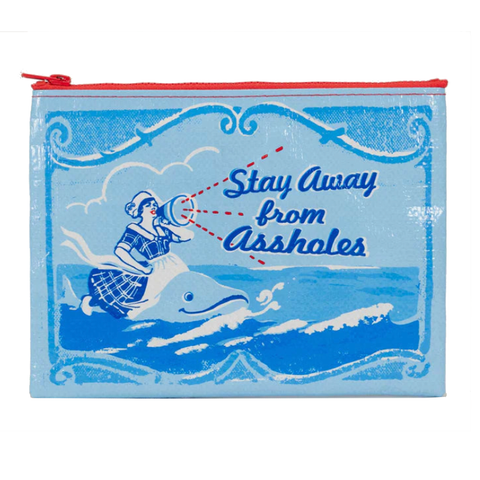 Stay Away Zipper Pouch