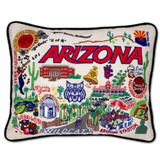 University of Arizona Collegiate Embroidered Pillow