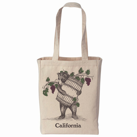 California Wine Bear Tote
