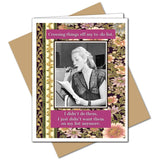 To Do List Greeting Card