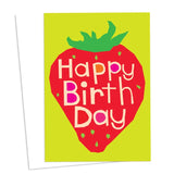 Strawberry Happy Birthday Card