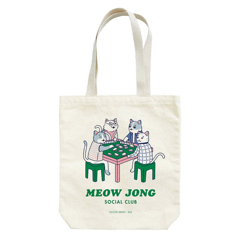 Meow Jong Tote Bag