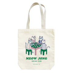 Meow Jong Tote Bag