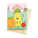 Fruit Cocktail Party Card