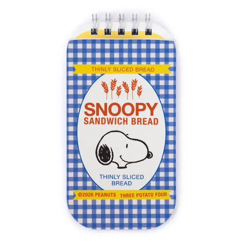 Snoopy Grocery Bread Notebook