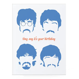 Fab Four Birthday Card