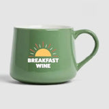 Breakfast Wine Mug - Green