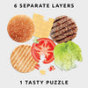 Burger Layered Puzzle