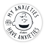 Peanuts My Anxieties Sticker