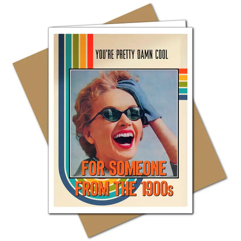 1900's Female Birthday Card