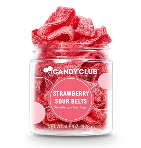 Strawberry Sour Belts Jar