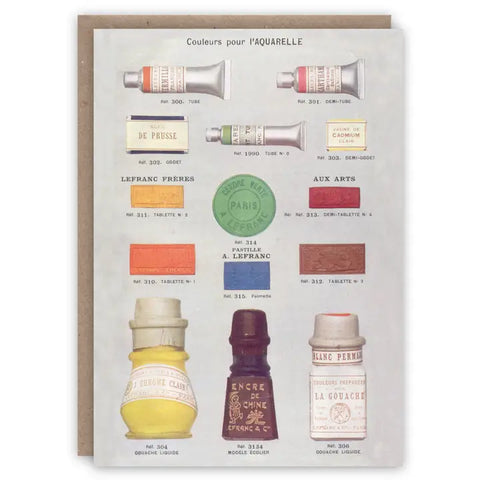 Watercolors Card