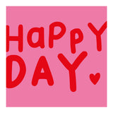 Happy Day Heart Cocktail Napkins