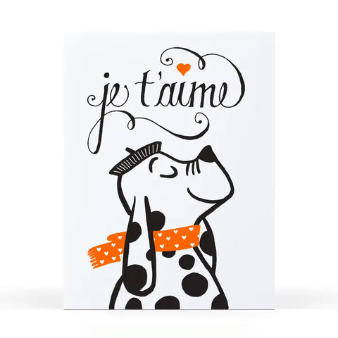 Je t'aime Card