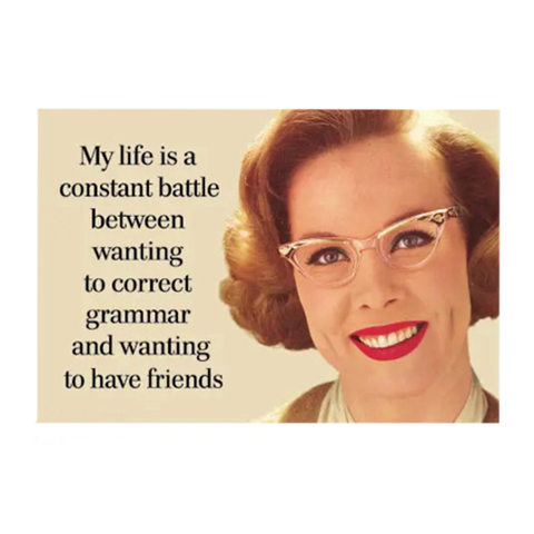 My Life is a Constant Battle Magnet