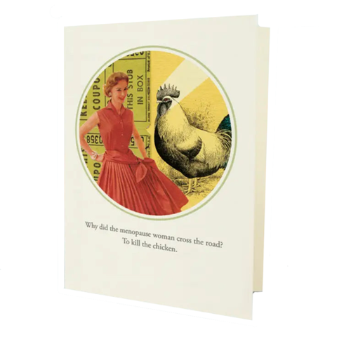 Menopause Chicken Card