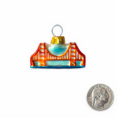 Mini Golden Gate Bridge Ornament