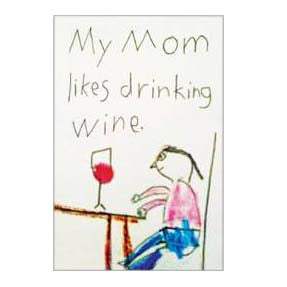 My Mom Likes Drinking Magnet